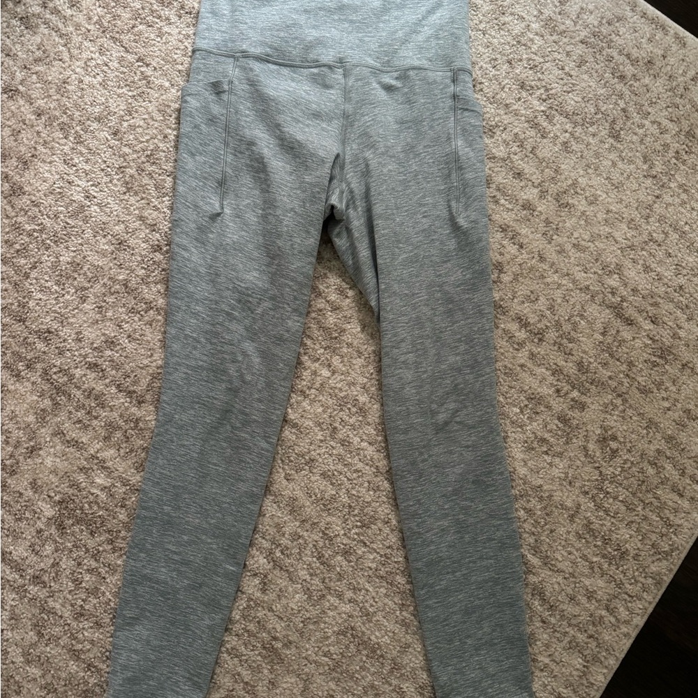 Athleta Salutation Stash Women's Light Gray Leggings